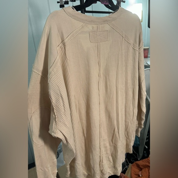 NWT Free People / We the free Owen Long Sleeve Thermal - vanilla cream - LARGE - Picture 11 of 14